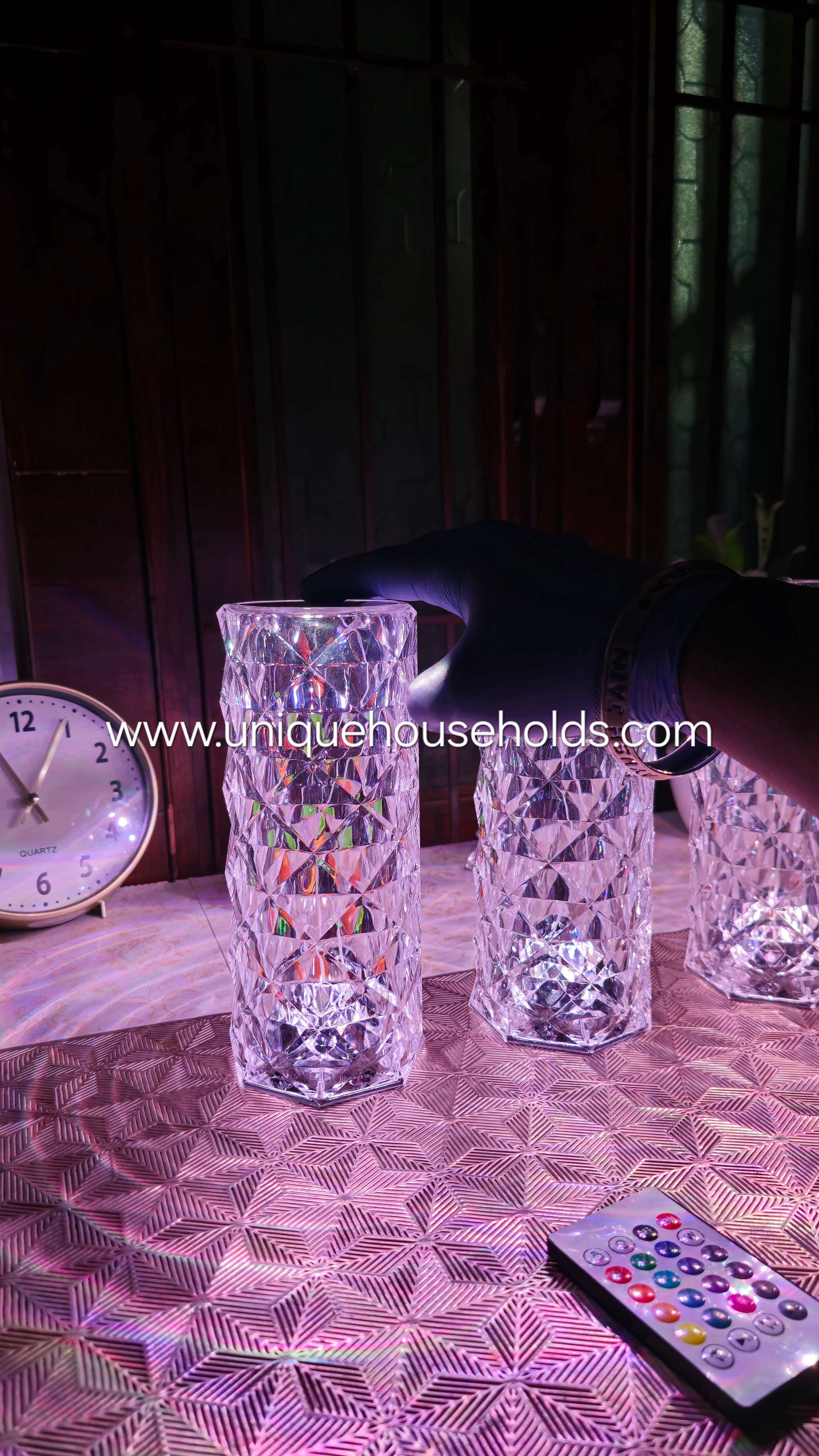 Crystal Touch LED Lamp with Remote Control – Perfect Gift Option