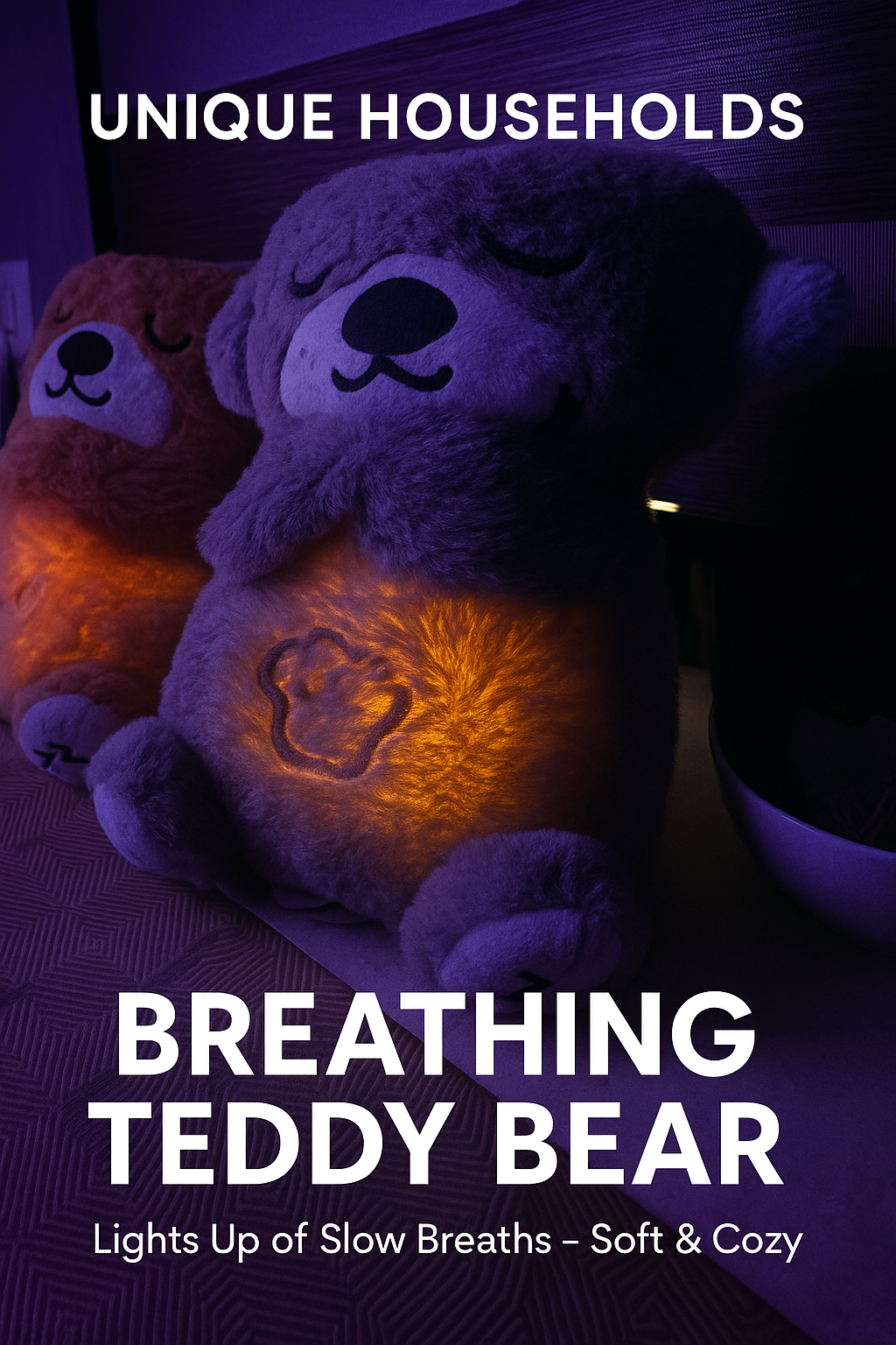 Breathing Teddy For Kids With Soothing Sound
