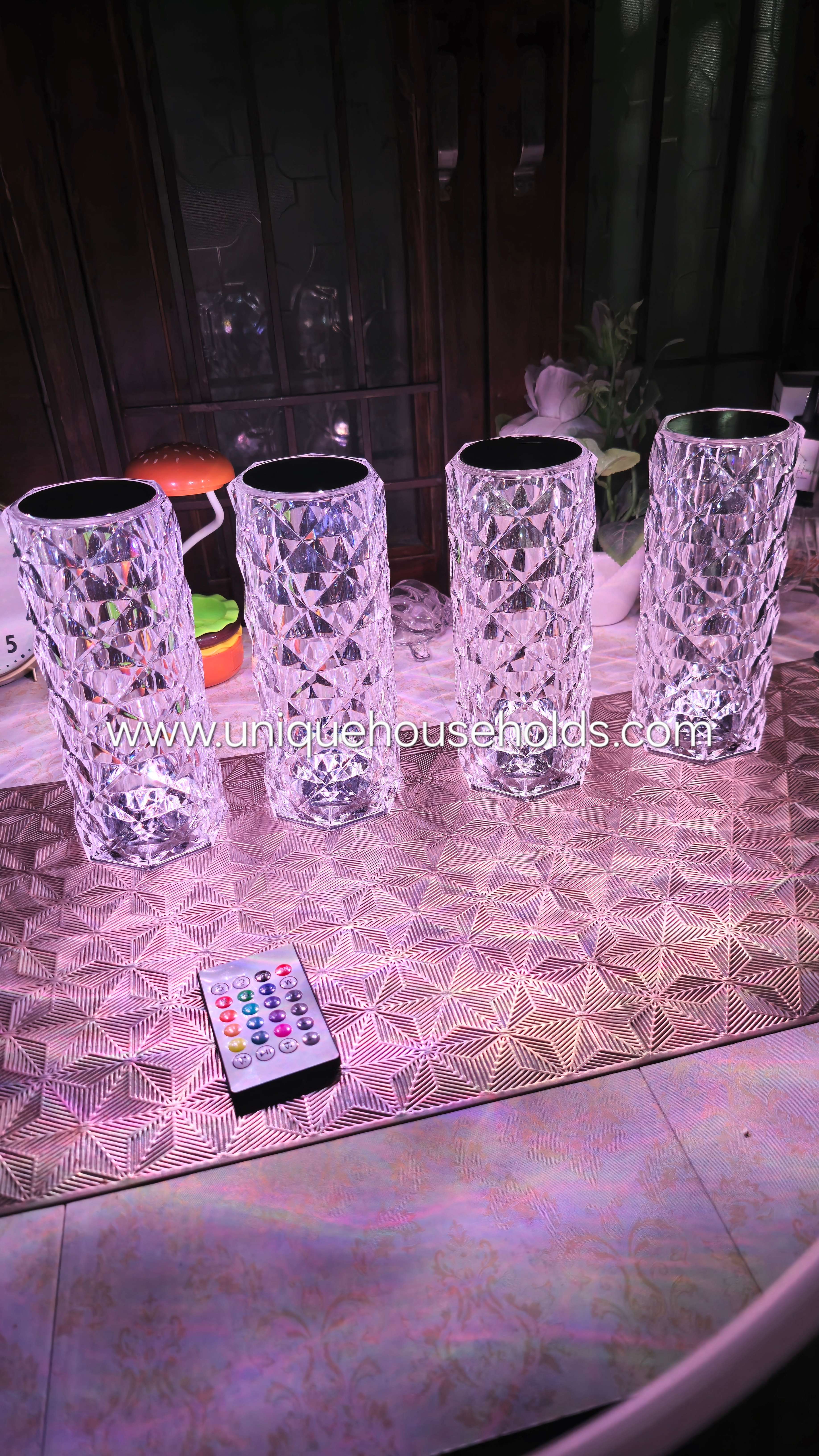 Crystal Touch LED Lamp with Remote Control – Perfect Gift Option