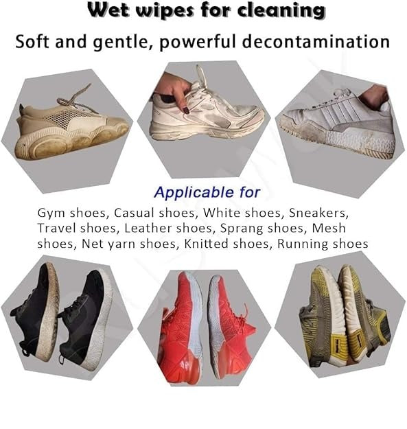 Unique Natural Sneaker & Shoe Cleaner Wipes