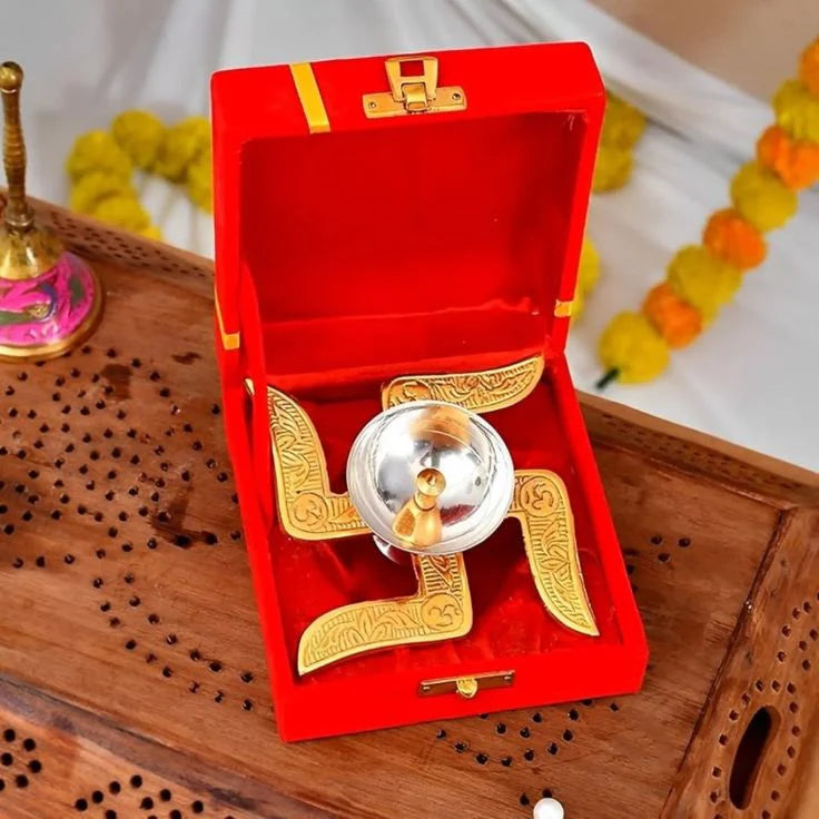 Brass Swastik Diya